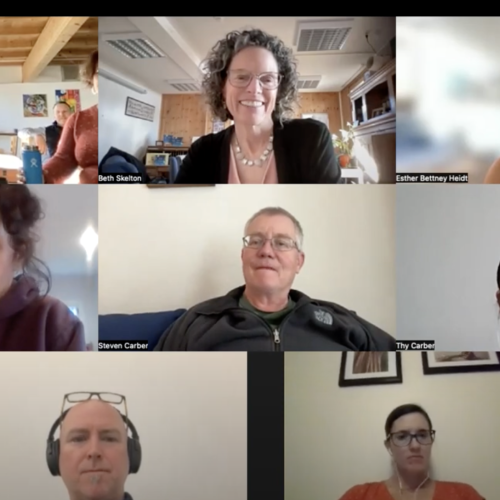 Beth Skelton in a webinar
